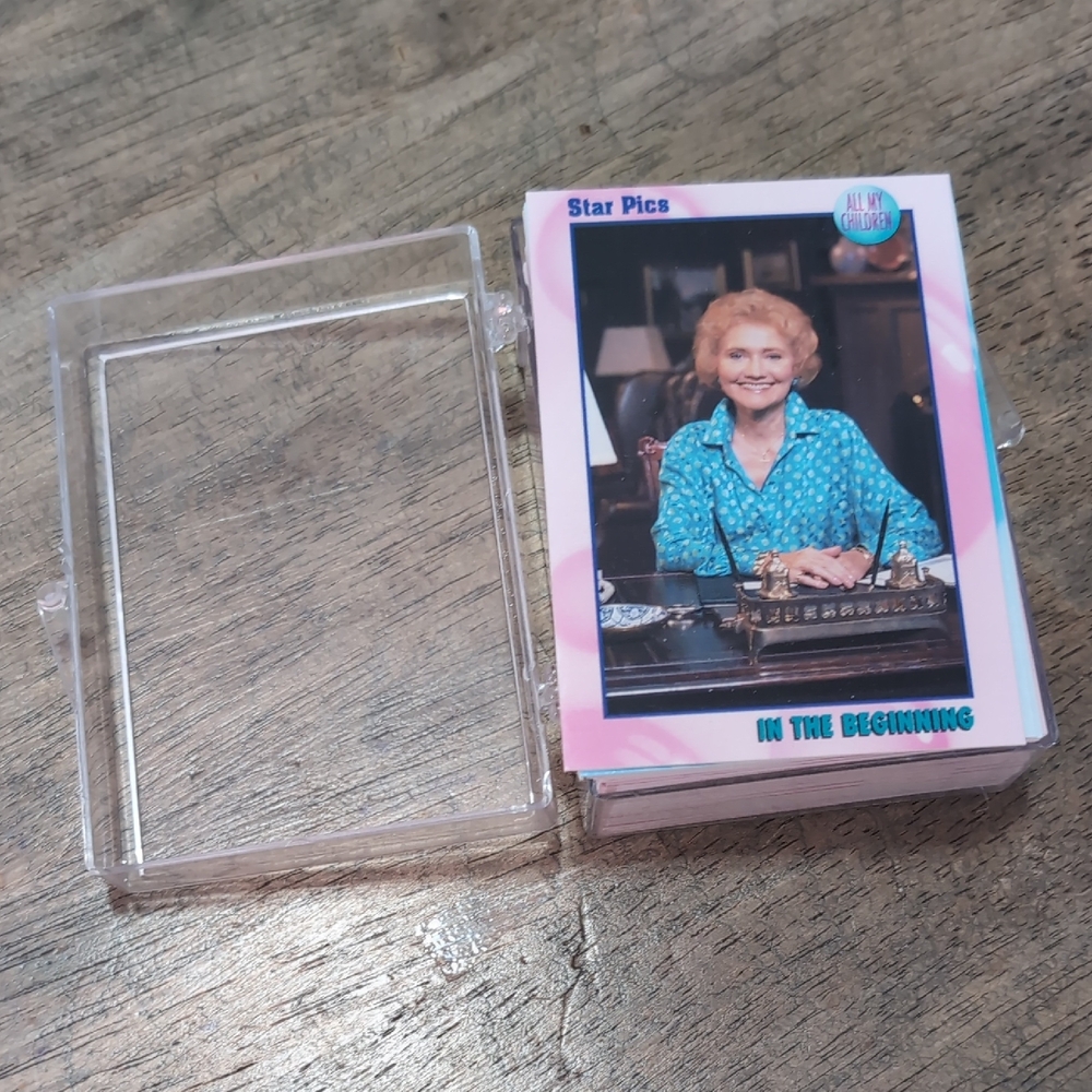 EUC Vintage Star Pics Card Set All My Children 1991 *BINI